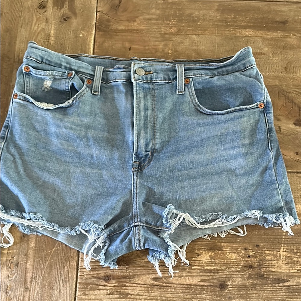 Levi’s Denim Distressed Women Shorts